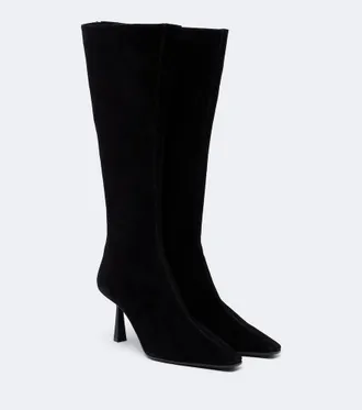 Aquazzura Sentier suede knee-high boots
