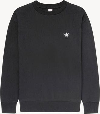 Boast Fleece Crewneck in Black at Nordstrom, Size Xx-Large