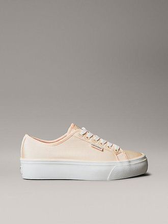 Calvin Klein Comfortabele Moiré plateausneakers