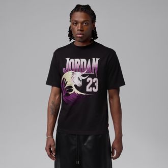 Nike Jordan Mens Jordan Brooklyn T-Shirt in Black | IO0043-010