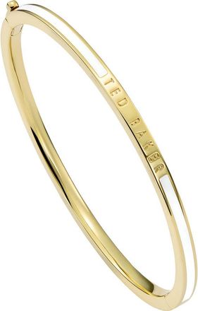 Ted Baker Rolo Classic Color Hinge Bracelet in Gold/white at Nordstrom