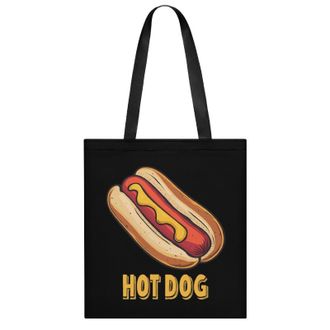 Generic Hot Dog Womens Tote Casual Shopping Bag Lightweight Shoulder Bags Hobos Handbag for Work Travel Daily 35x40cm