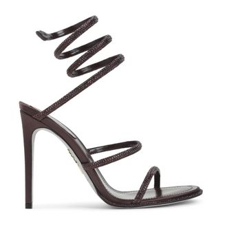 Rene Caovilla High Heel Sandals, female, Brown, Size: 7 1/2 US High-heel Sandal