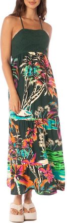Maaji Kario Cover-Up Maxi Dress in Medium Green at Nordstrom Rack, Size Large