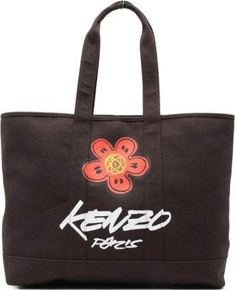 Kenzo Stijlvolle Tas Ff 68Sa 911F36 91 - Dames - Shoppers - Bruin - ONE Size - Tassen