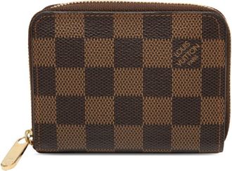 Louis Vuitton Brown Pvc Leather Coin Purse/Coin Case (Pre-Owned)