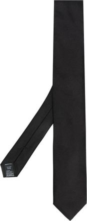 Dolce & Gabbana Ties, male, Black, Size: ONE SIZE Black Silk Tie Pala 6