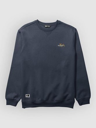 Salty Crew Worn In Crew Sweater blau