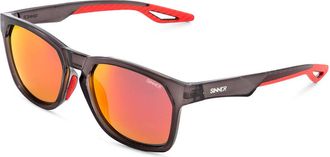Sinner Faveira Asian Fit Polarized SISU-927-10-P58 Mens Sunglasses Black Size 133