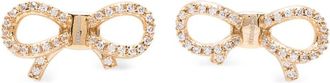 Ferragamo Crystal-embellished Vara Bow Earrings