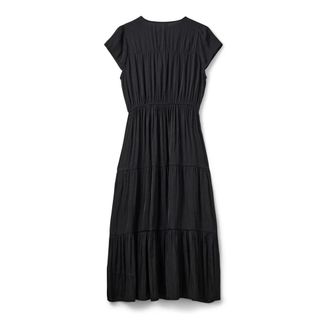 Sofie Schnoor Midi Dresses, female, Black, XS, Black Maxi Dress with Flounce Details