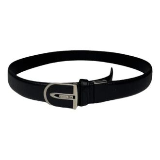 Dior Vintage, unisex, Zwart, ONE Size, Leer, Pre-owned Vintage Riem