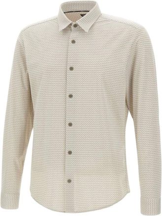 HUGO BOSS Hombre, Camisas, Marrón, Talla: L