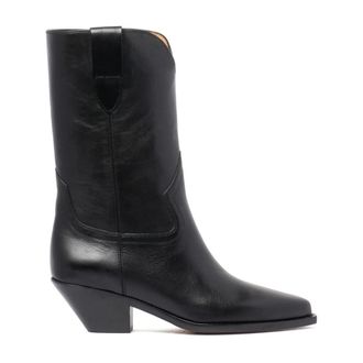 Isabel Marant Cowboy & Biker Boots, female, Black, 8 UK, Black Daphone Leather Boots