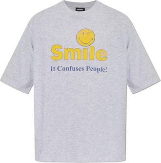 Dsquared2 Heren, Tops, Grijs, Maat: 3XL Katoen