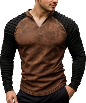 Generic Mens Big and Tall Shirts Long Sleeve Cotton Tee Crew Neck Oversize Tops Casual Loose Fit TShirts Classic Fit Holiday Shirts Workout Oversized Going Ou