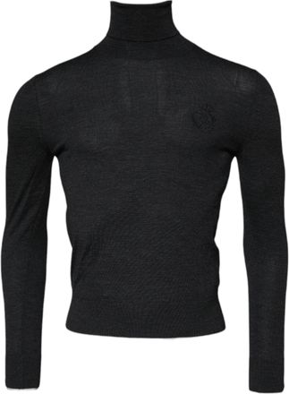 Dolce & Gabbana Mens Wool Turtleneck Black