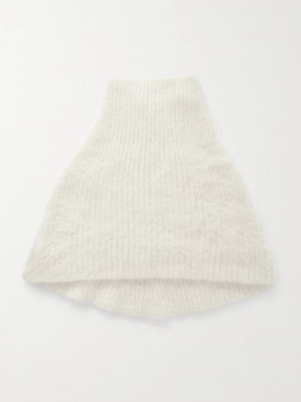 Toteme Scaldacollo In Misto Alpaca A Coste - Crema