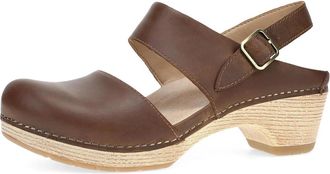 Dansko Lucia Clog - Dames - Pumps - Bruin - 41 EU - Leer - Schoenen