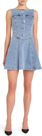 Amanda Uprichard Scorpio Dress In Destiny Wash