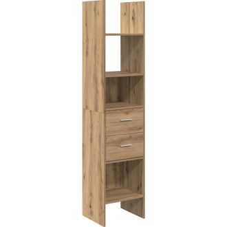 vidaXL Book Cabinet Artisan oak 40 x 35 x 180 cm Engineered wood Vidaxl