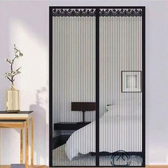 OEM Mosquitera Magn&eacute;tica De 90x210 Cm, Cortina Antimosquitos Para Exteriores, Fabricada En Malla Lv Reforzada, Cierre Autom&aacute;tico