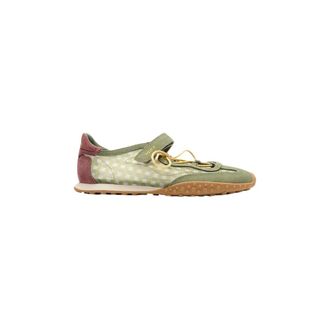 Hoff Schoenen, Dames, Groen, 38 EU, Leer, Bridge Bow Vichy