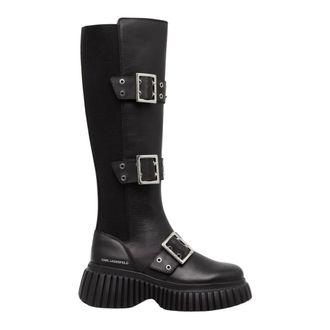 Karl Lagerfeld Kreeper Wedge - - Shoes - Donna - Nero - 37 EU