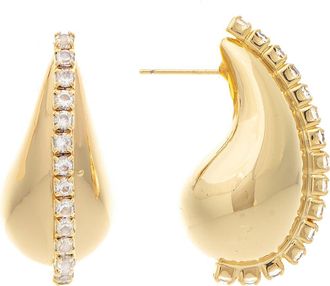 Rivka Friedman 18K Gold Plated Cubic Zirconia Teardrop Earrings in 18K Gold Clad at Nordstrom Rack