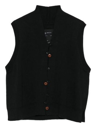 CORDERA buttoned gilet - women - Wool - 00 - Black