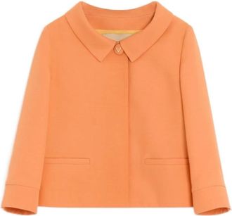 Valentino Garavani Jassen - Dames - Zomerjassen - Oranje - 2XS - Nylon - Jassen