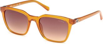 Guess GU00170 44F Mens Sunglasses Orange Size 53