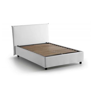 Dmora Dmora - Cama De Plaza Y Media Dacer, Cama Contenedor Con Revestimiento De Tela, 100% Made In Italy, Apertura Frontal, Adecuado Para Colch&oacute;n Cm 120x190