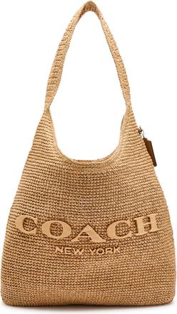 Coach Brooklyn 28 Raffia Shoulder bag - Natural - One Size