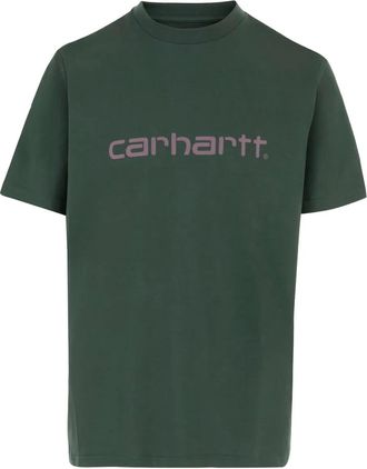 Carhartt Work in Progress logo-print cotton T-shirt - Green