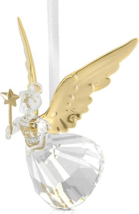 Swarovski Crystal Gold-tone Holiday Magic Angel Ornament