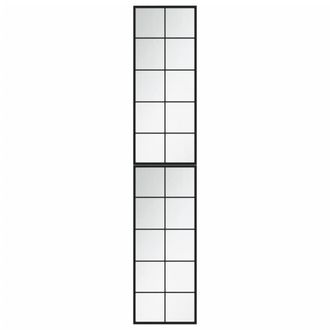Berkfield Home Wall Mirrors 2 pcs Black 100x40 cm Metal