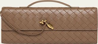 Bottega Veneta Long Andiamo Clutch Bag with Handle