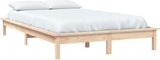 vidaXL Estructura De Cama Madera Maciza De Pino 120x200 Cm Vidaxl