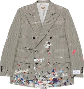 Gallery Dept. Check-pattern Double-breasted Coat