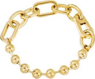 Jane Basch Link & Bead Bracelet in Yellow at Nordstrom
