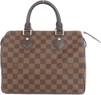 Louis Vuitton Ebene Coated Canvas Boston Bag (Pre-Owned)