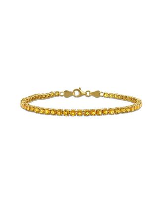Rina Limor Silver 4.08 Ct. Tw. Madeira Citrine Bracelet
