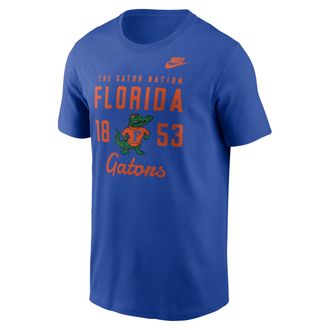 Nike Florida Legacy Stacked Est Nike Mens College T-Shirt in Blue | N1994EVUFV-AZ2