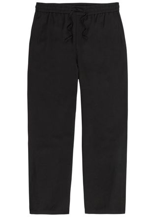 Ami Ami Paris Wide-leg Woven Trousers - Black - XL