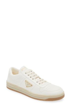 スニーカー Prada White Canvas Sneakers PRADA Canvas Shoes Men Low-Top White US M 7.5 - POIZON