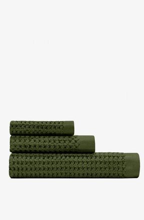 Onsen Waffle Bath Towel Set in Forest at Nordstrom