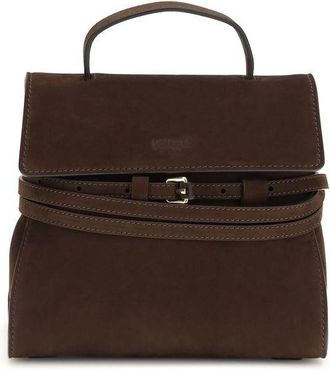Moschino Brown Kalfslederen Bos Taurus Handtas