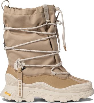 UGG Beige Enkellaarzen voor vrouwen - Dames - Winterlaarzen - Beige - 36 EU - Leer - Schoenen