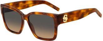 BOSS Havana-acetate sunglasses with Double B monogram